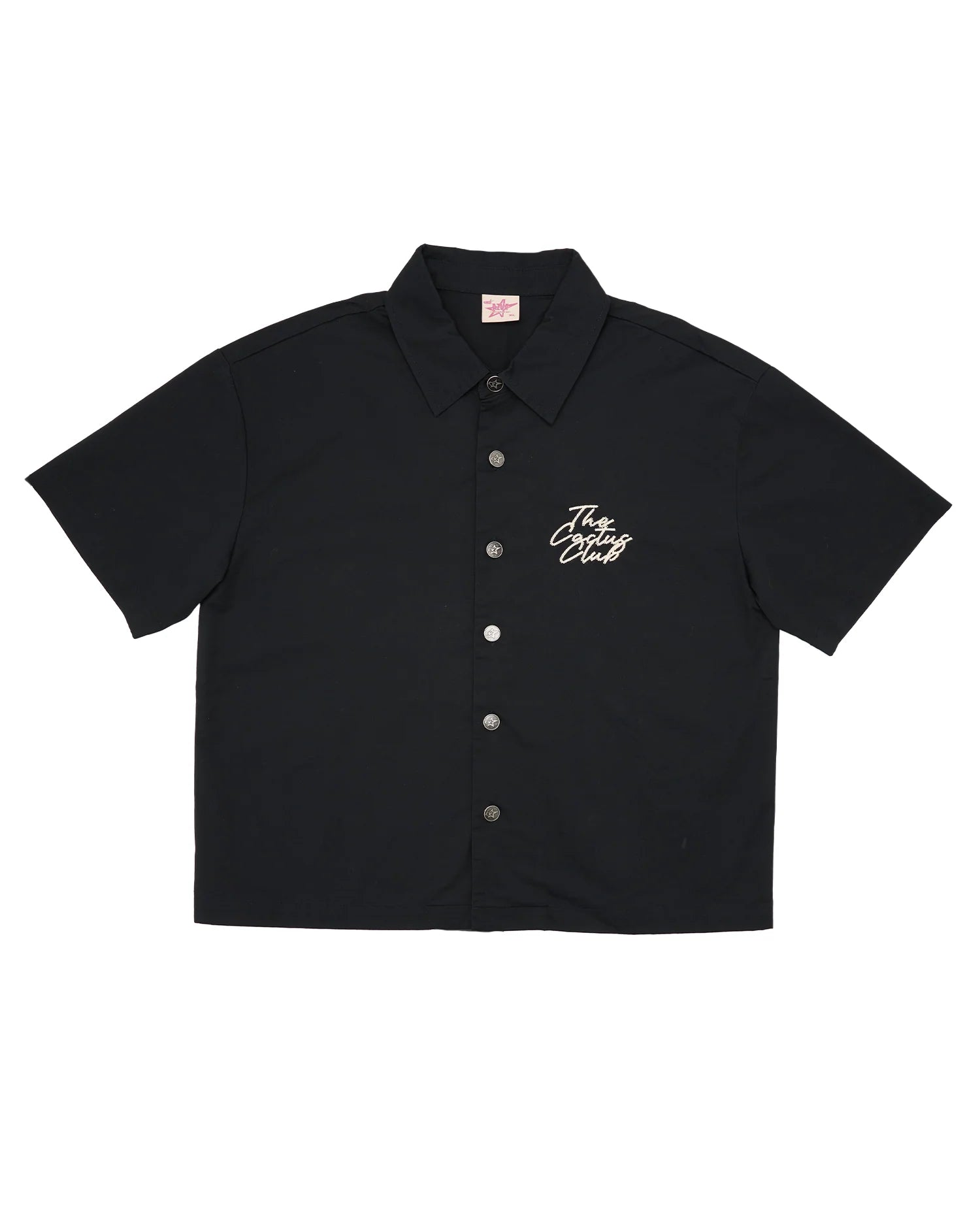 SICILY BUTTON UP - BLACK