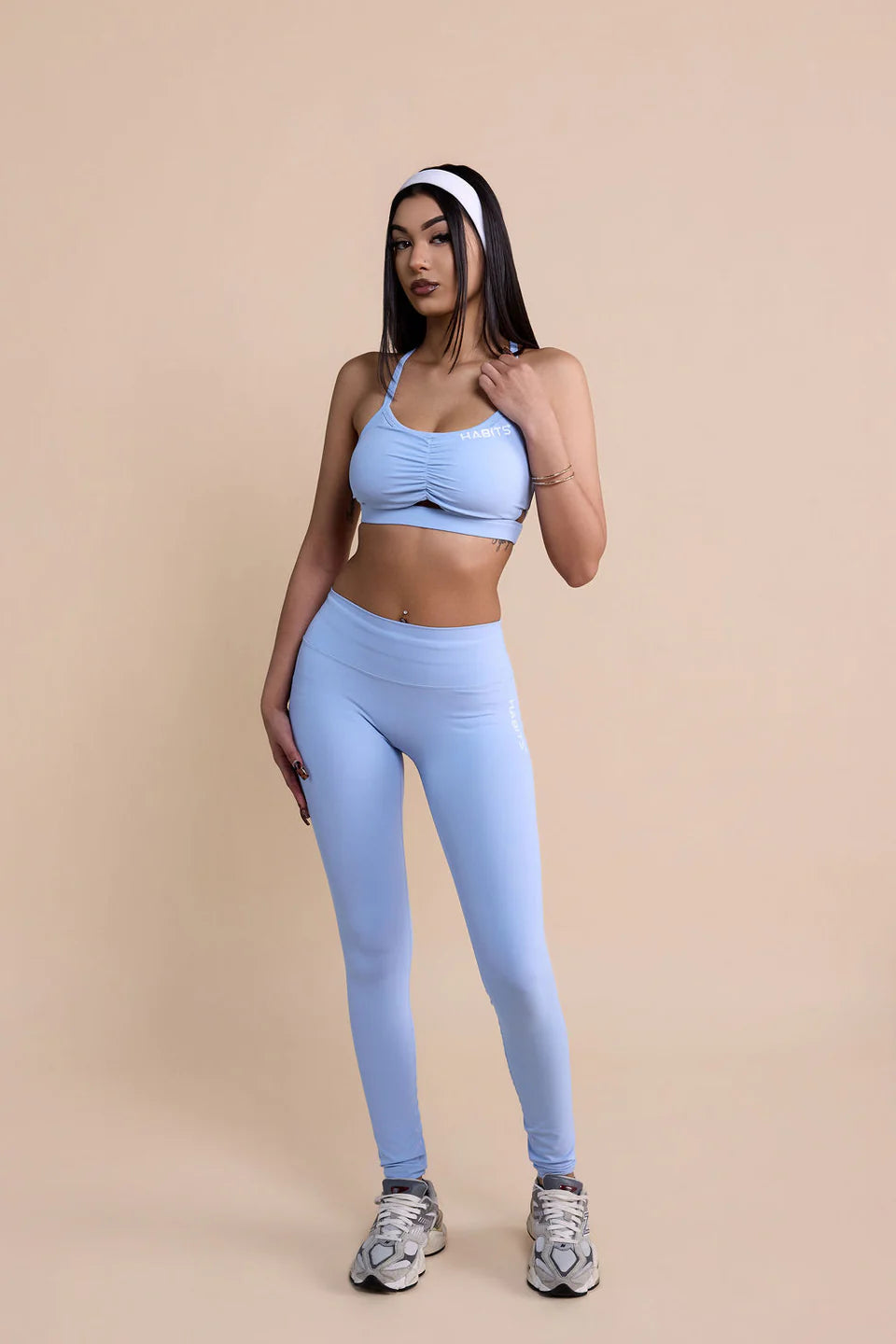 Sports Bra – Cloud Blue